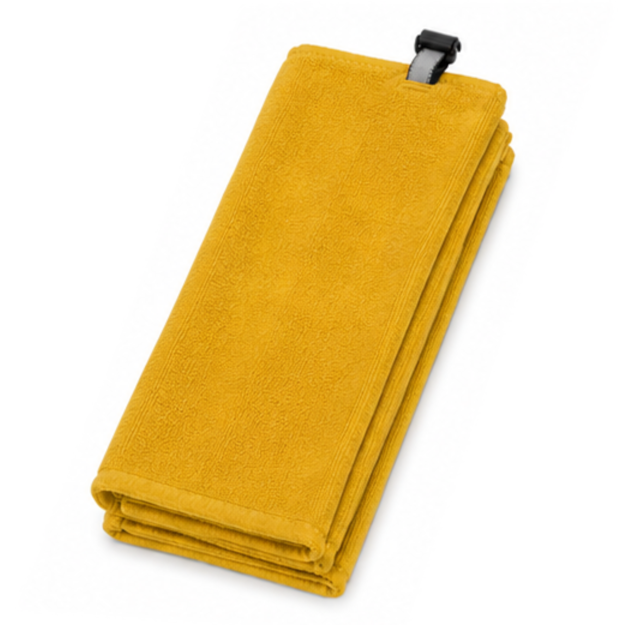 Golf Towel - Trifold - 500mm x 300mm – Microfiber - Yellow